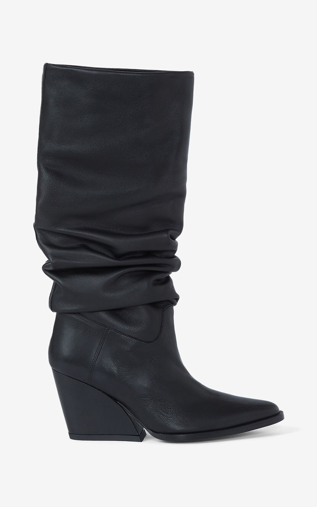 Botas Kenzo Billow Altas heeled Cuero Mujer Negras - SKU.1639809